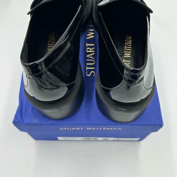 Women’s Stuart Weitzman Soho, patent leather loafers size 9, made in Spain - Picture 8 of 12